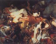 Eugene Delacroix Death of Sardanapalus Sweden oil painting artist
